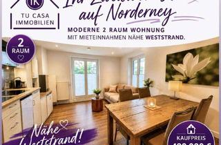 Wohnung kaufen in 26548 Norderney, Moderne 2 Raum Wohnung mit guten Mieteinnahmen Nähe Weststrand.