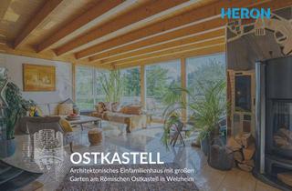 Einfamilienhaus kaufen in 73642 Welzheim, OSTKASTELL - Architektonisches Einfamilienhaus mit großen Garten am Römischen Ostkastell in Welzheim