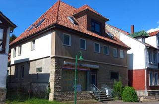 Haus kaufen in Obertor 16, 31020 Salzhemmendorf, Großes Wohn- und Geschäftshaus mit zwei Anbauten und verwunschenem Garten