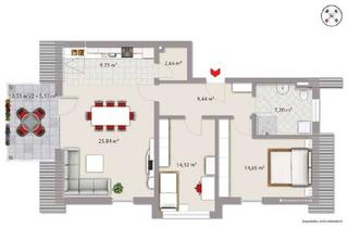 Wohnung kaufen in 87746 Erkheim, Wohnen auf höchstem energetischen Standard