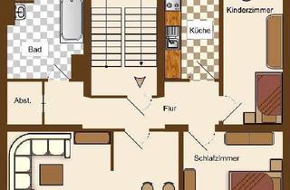 Wohnung mieten in Schillerstr., 06667 Weißenfels, 3-Raum-Wohnung mit Balkon in Weißenfels