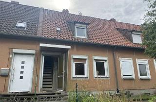 Haus kaufen in Am Wasserwerk, 38312 Börßum, +++ Sanierungsbedürftiges EFH (Reihenmittelhaus) mit Garage, Schuppen und Garten in 38312 Börßum+++