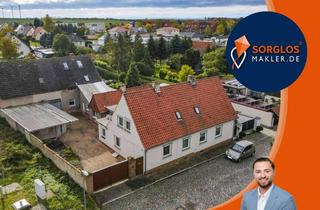 Doppelhaushälfte kaufen in 39397 Gröningen, Doppelhaushälfte mit viel Potential und separaten Wohneinheiten