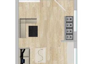 Wohnung mieten in 01683 Nossen, Stilvolle, vollständig renovierte & möblierte 1,5-Zimmer-Wohnung mit EBK in Nossen