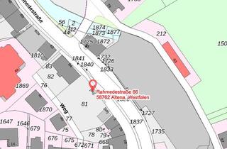 Grundstück zu kaufen in Rahmedestrasse 66+68, 58762 Altena, Großzügiges Baugrundstück in Altena
