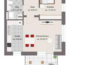 Wohnung kaufen in 84489 Burghausen, Neubau 2-Zimmer-Wohnung in Burghausen