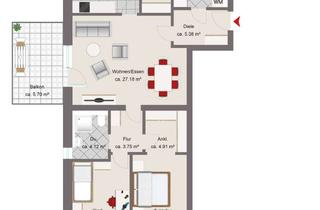 Wohnung kaufen in 84489 Burghausen, Neubau 3-Zimmer-Wohnung in Burghausen