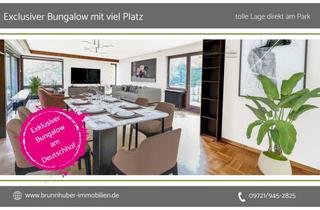 Haus kaufen in 97422 Schweinfurt, Provisionsfrei: Exklusiver Bungalow am Deutschhof mit Parkblick