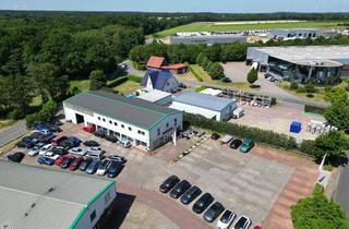 Gewerbeimmobilie kaufen in 21279 Hollenstedt, Vielseitige Gewerbehalle mit Ausstellungsfläche, KFZ-Werkstatt im Gewerbepark Hollenstedt an der A1