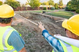 Grundstück zu kaufen in Gartenstr. 8c, 33818 Leopoldshöhe, Grundstück für DHH mit fertiger Planung und Baugenehmigung