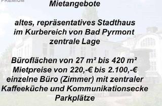 Praxen mieten in 31812 Bad Pyrmont, Praxis/Schulung im repräsentativen alten Stadthaus im Herzen von Bad Pyrmont
