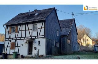 Haus kaufen in 53783 Eitorf, Sanierungsbedürftiges Fachwerkhaus mit angrenzender Scheune und großem Grundstück.