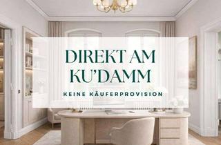 Wohnung kaufen in Rankestraße 14, 10789 Charlottenburg, Direkt am Ku’damm: Großzügige 4-Zimmer-Altbauwohnung mit Stuck und Balkonen!