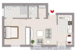 Wohnung kaufen in 46145 Sterkrade-Nord, Neubau-Barrierefreie 2,5 Zimmer Etagen-Wohnung mit Balkon und Aufzug