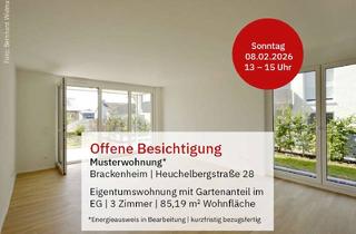 Wohnung kaufen in Heuchelbergstraße, 74336 Brackenheim, 3-Zimmer-Wohnung in Brackenheim »Theodor-Heuss-Siedlung Haus 1« - Gartenanteil