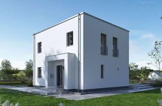 Haus kaufen in 27404 Zeven, Zukunftsweisendes Wohndesign: Ein Energieeffizienzhaus mit Flachdach für nachhaltigen Komfort