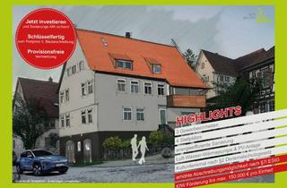 Immobilie kaufen in Uracher Straße, 72555 Metzingen, Gewerbeeinheit 1 in denkmalgeschütztem Geschäftshaus am Bindhof