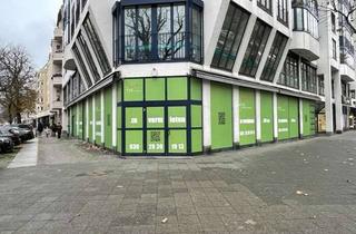 Geschäftslokal mieten in Kurfürstendamm, 10629 Charlottenburg, Großes Eck-Ladenlokal direkt am Kurfürstendamm mit 100% Sichtbarkeit - vielseitig nutzbar