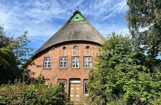 Haus kaufen in 25336 Elmshorn, Elmshorn - Charmantes historisches Reetdachhaus in restaurationsbedürftigem Zustand in Top Lage