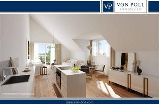 Wohnung kaufen in 71686 Remseck, Remseck am Neckar / Aldingen - *Ganz oben* Förderfähige, klimafreundliche 2-Zimmer-DG-Wohnung mit großem Balkon und toller Aussicht