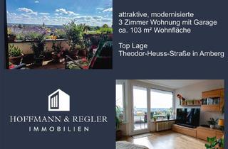 Wohnung kaufen in 92224 Amberg, Amberg - ++über den Dächern von Amberg++ Terrassenwohnung mit großem Balkon und phantastischer Aussicht