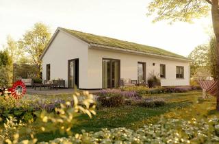 Haus kaufen in 91161 Hilpoltstein, Hilpoltstein - Naturnahes Wohnen: Ein Bungalow mit grünem Dach - für mehr Natur direkt über Ihnen!