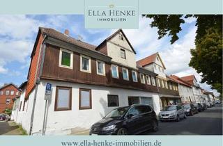 Haus kaufen in 38170 Schöppenstedt, Großes Wohn-, Geschäftshaus zum Modernisieren mit 2 Wohnungen, 4 Garagen + Laden .