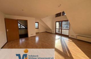 Wohnung kaufen in 77756 Hausach, Lichtdurchflutete Maisonette-Wohnung mit herrlicher Aussicht & Tiefgaragenstellplatz in Hausach