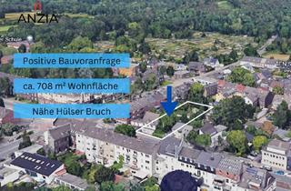 Grundstück zu kaufen in 47803 Inrath/Kliedbruch, MFH-Grundstück mit positiver Bauvoranfrage in der Nähe vom Hülser Bruch