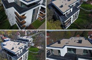 Penthouse kaufen in 04179 Leipzig, Leipzig - PENTHOUSE mit 247m² Wohnfläche + 142m² TERRASSE BLICK in den AUENWALD KLIMA KNX KAMIN- u SAUNA ANSCHLUSS PLATZ für JACUZZI 3 x TG-SP