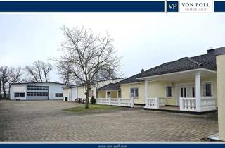 Haus kaufen in 55546 Pfaffen-Schwabenheim, großes Gewerbegrundstück mit Wohnhaus, Büro, beheizte Werkstatt und Lagerhalle