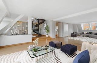 Wohnung kaufen in 80336 München, Traummaisonettewohnung in feinster Innenstadtlage mit ca. 290 m², Dachterrasse, Kamin, Alpenblick