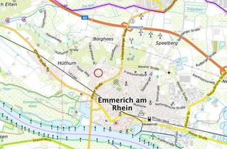 Grundstück zu kaufen in Am Busch, 46446 Emmerich, Innerstädtische Grünfläche nördlich der Rheinbrücke **direkte Nachbarschaft zu neu gebautem Wohnpark