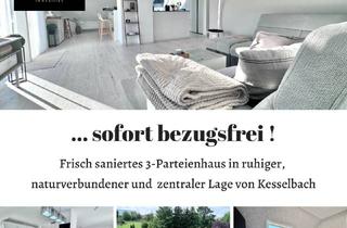 Haus kaufen in 65510 Hünstetten, Saniertes 3-Parteienhaus mit großer Garage in grüner & zentraler Lage Kesselbachs