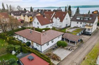 Haus kaufen in 88690 Uhldingen-Mühlhofen, Ein Haus am See! Unterkellerter Bungalow nur 2 Gehminuten vom Bodenseeufer entfernt