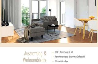 Wohnung kaufen in Lorestraße, 91550 Dinkelsbühl, 3,5 Zimmer-Wg. mit Balkon im ersten OG -KFW 40 Effizienzhaus