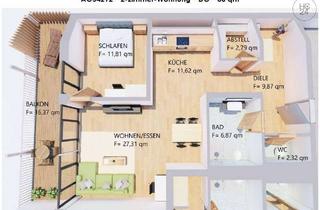 Wohnung mieten in 87600 Kaufbeuren (Kernstadt), Möblierte 2-Zimmer-Dachgeschoss-Wohnung mit Balkon in zentraler Lage in Kaufbeuren