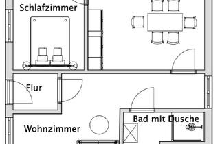 Wohnung mieten in 09618 Brand-Erbisdorf, Sanierte gemütliche 2-Raumwohnung mit Einbauküche sucht neue Mieter