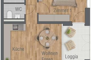 Wohnung kaufen in Weilimdorfer Str. 24/5, 71254 Ditzingen, Willkommen Zuhause: Schöne 3-Zimmer-Wohnung mit Loggia