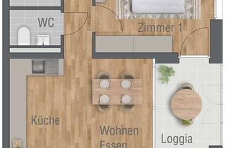 Wohnung kaufen in Weilimdorfer Str. 24/5, 71254 Ditzingen, Attraktive 3-Zimmer-Wohnung Wohnung mit Loggia