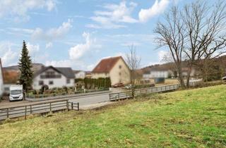 Gewerbeimmobilie kaufen in 91365 Weilersbach, Baugrundstück für Doppelhaus oder Einfamilienhaus mit tollem Ausblick auf das Walberla