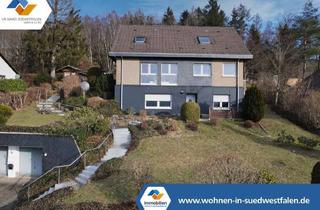 Einfamilienhaus kaufen in 57299 Burbach, 3-Parteienhaus / Einfamilienhaus mit ELW in Burbach mit toller, unverbaubarer Aussicht!