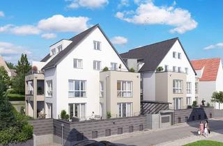 Wohnung kaufen in 71384 Weinstadt, Weinstadt - Beutelsbach: 4-Zi.-Maisonette mit gr. Loggia, Terrasse & Fernsicht **Aufzug | Tiefgarage**
