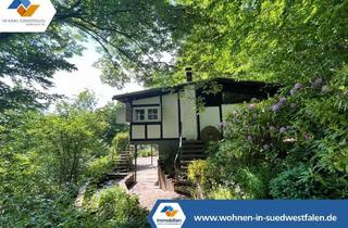 Haus kaufen in 58840 Plettenberg, VR IMMO: Bezauberndes Gartenhaus direkt am Wald.