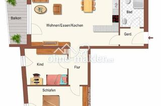 Penthouse kaufen in 94469 Deggendorf, 3-Zimmer-Neubau-Eigentumswohnungen KfW 40 Plus Standard
