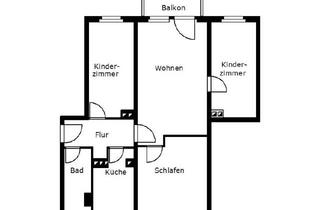 Wohnung mieten in 08538 Weischlitz, 4-Zimmer Mietwohnung in Weischlitz (08538) 69m²
