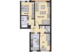 Wohnung mieten in Fritz-Linde-Str. 24, 58566 Kierspe, Schöne Wohnung im 2. Obergeschoss