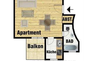 Wohnung mieten in 73035 Göppingen, Schöne 1-Zimmer-Wohnung mit ca. 38 m² im 1. Obergeschoss mit Balkon!