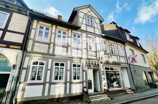 Gewerbeimmobilie kaufen in 37581 Bad Gandersheim, Charmant modernisiertes Fachwerkhaus mit Café + Wohneinheit und schönem Innenhof