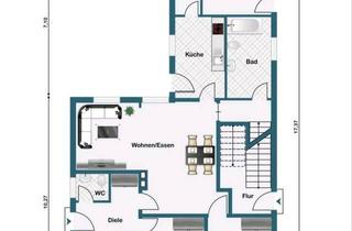 Wohnung kaufen in 48429 Rheine, Rheine - Vollständig renovierte 4-Zimmer-Wohnung mit Garten und EBK